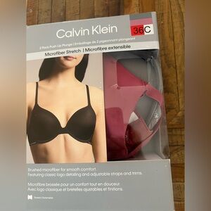 Calvin Klein Women's Microfiber Stretch Bra - Pink